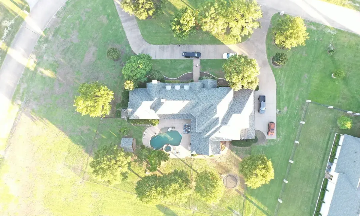 New shingle roof installation on a home in Corinth